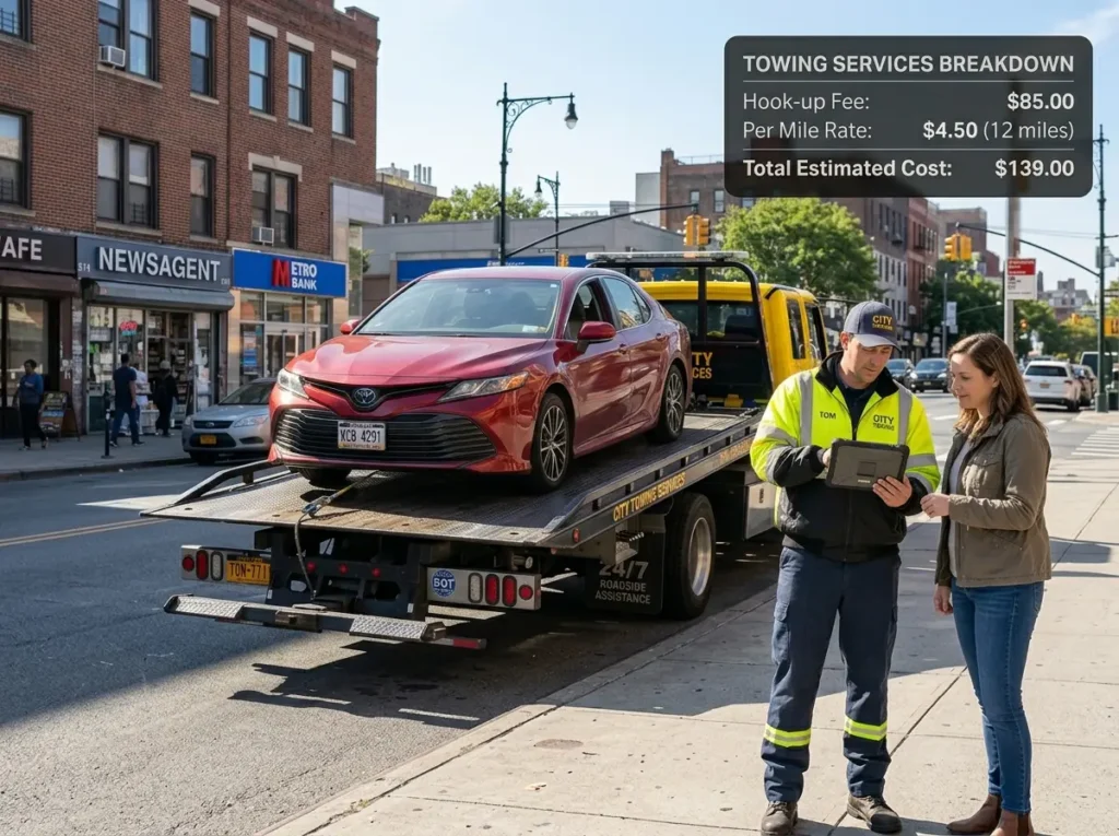 Average Towing Costs in Milwaukee