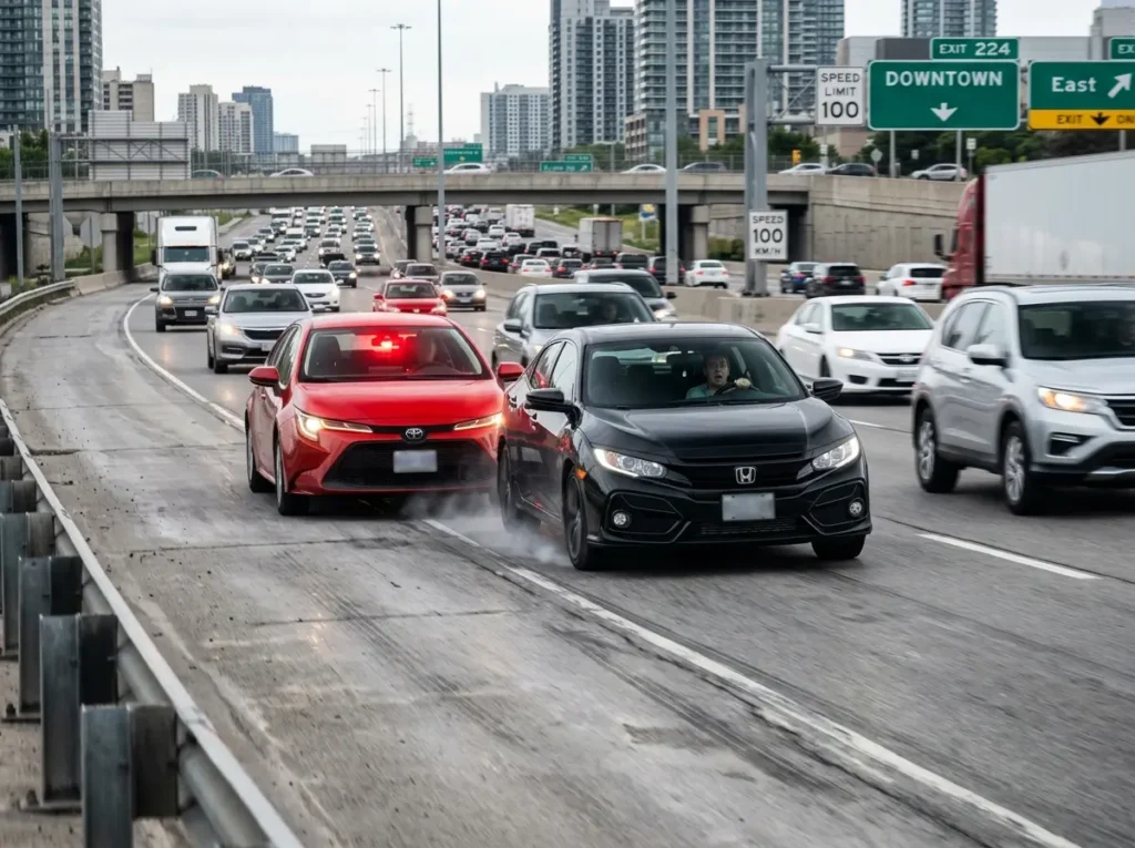 Tailgating and Insufficient Following Distance