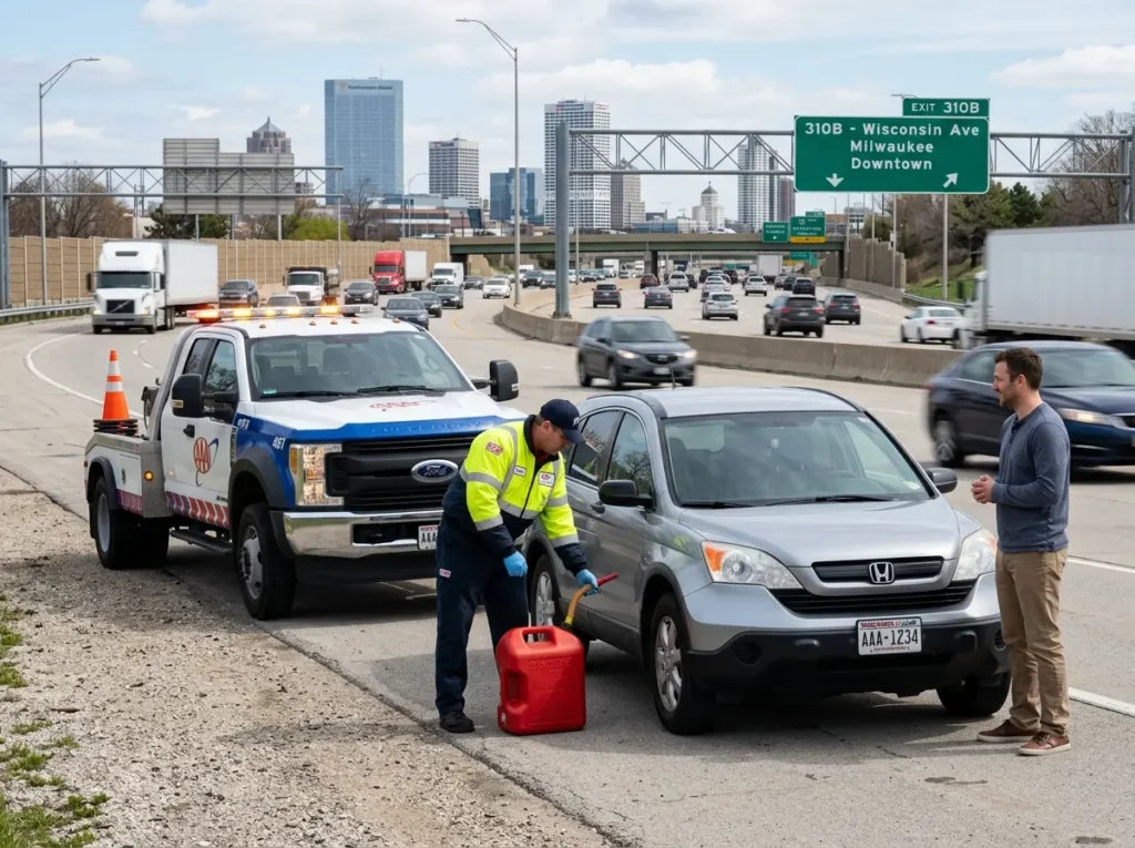 Calling for Emergency Fuel Delivery in Milwaukee