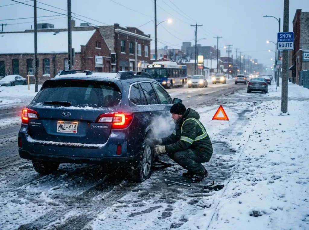 Flat Tire Issues in Milwaukee Winter
