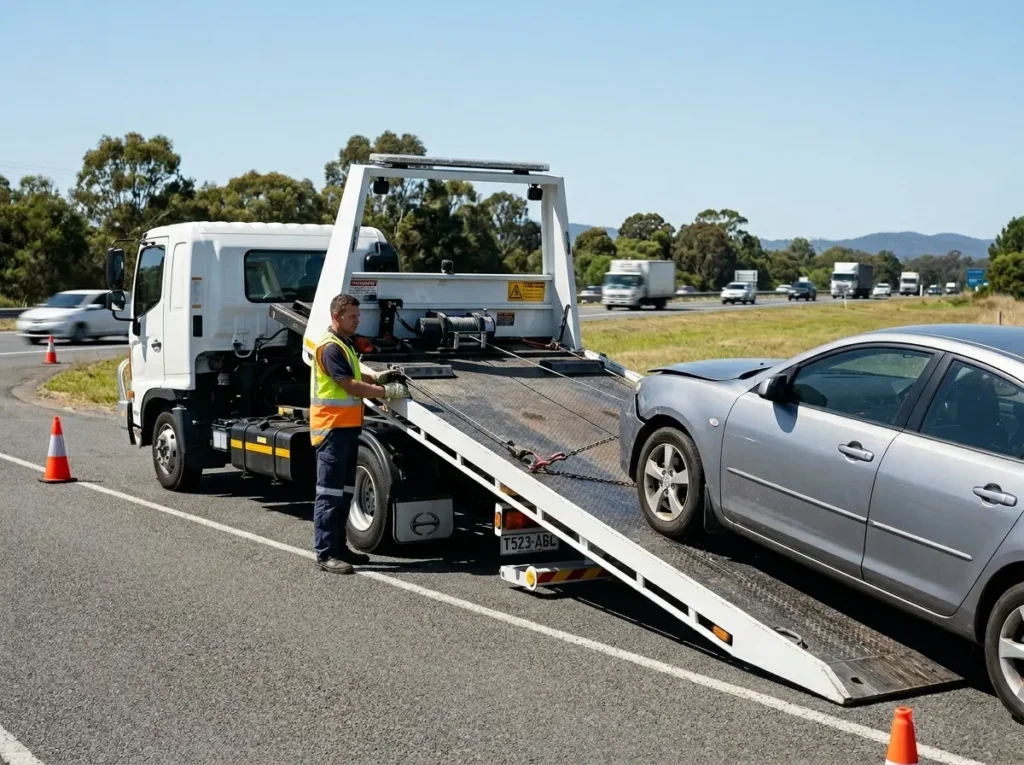 Flatbed Tow Truck