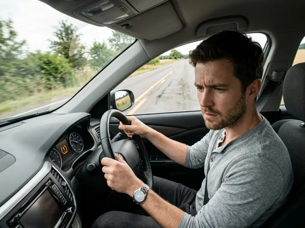 Recognizing a Flat Tire While Driving