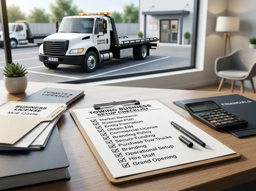 Step-by-Step Guide to Starting a Tow Truck Business