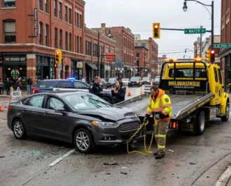 Towing After an Accident in Milwaukee