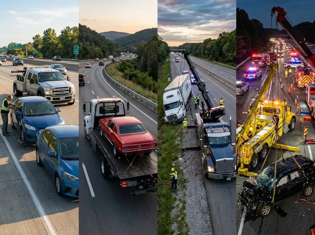 Type of Tow Truck Work and Earnings