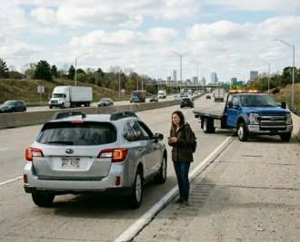 Vehicle Broke Down on I-94 Milwaukee