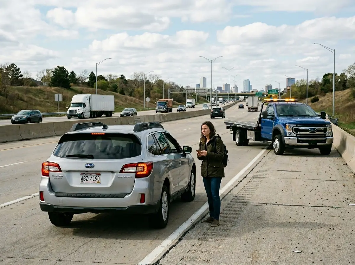 Vehicle Broke Down on I-94 Milwaukee
