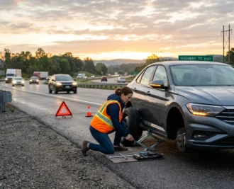 What to Do If You Get a Flat Tire on the Road