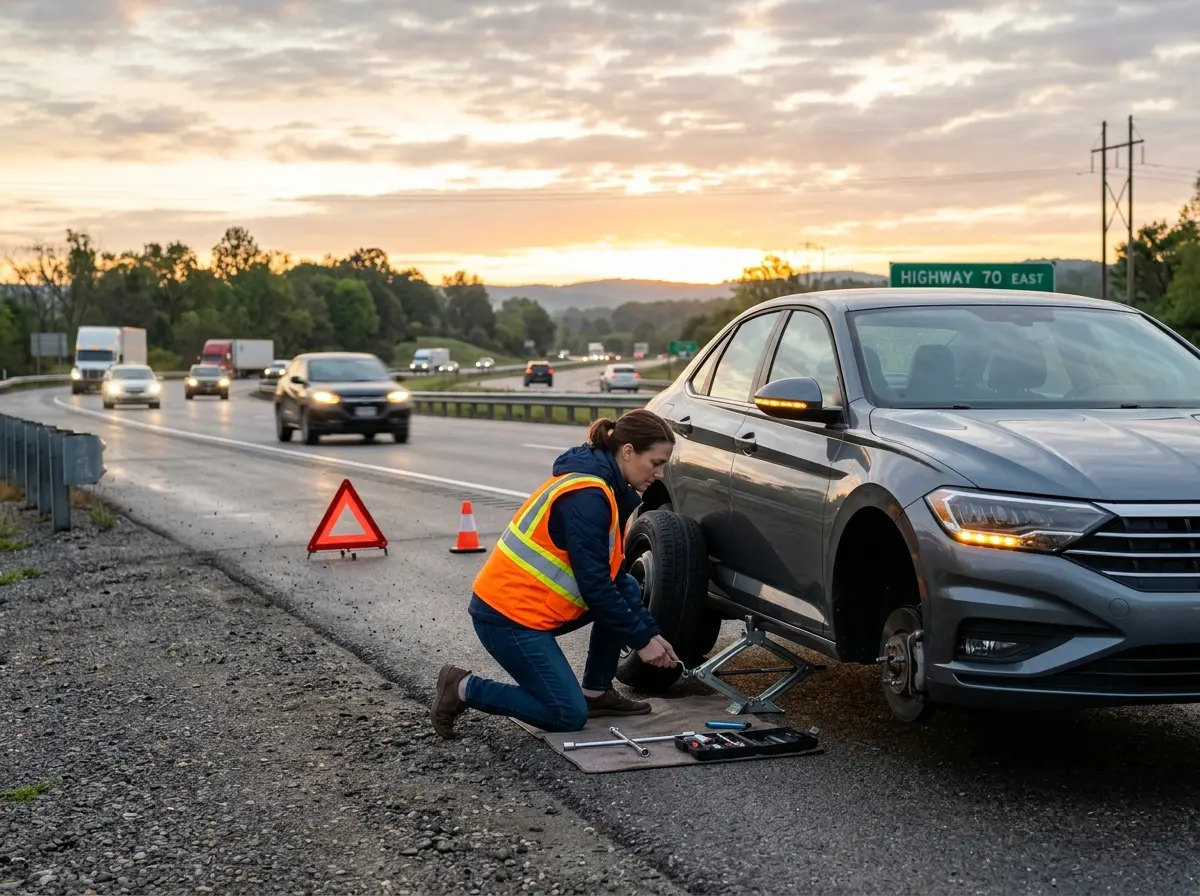 What to Do If You Get a Flat Tire on the Road