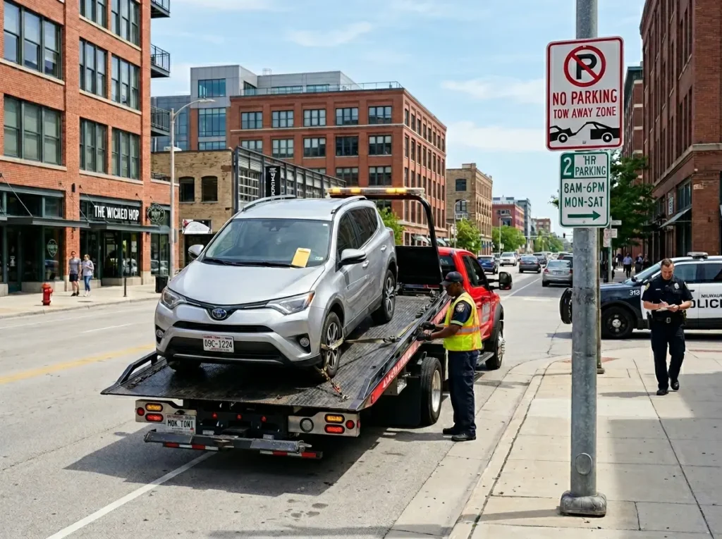 When Can Your Vehicle Be Legally Towed in Milwaukee