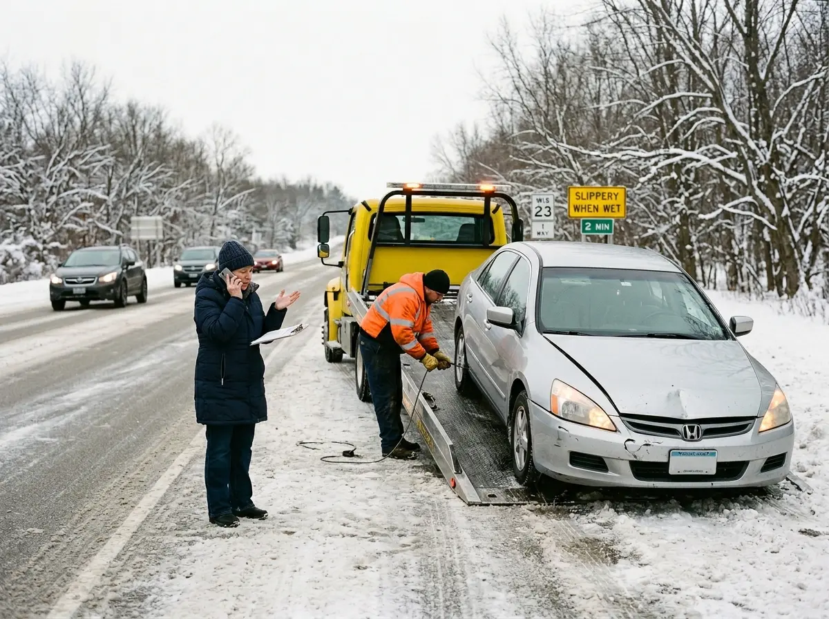 Who Actually Pays for Towing After a Car Accident in Wisconsin