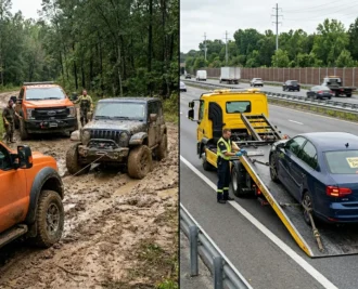 Winch Out vs Towing