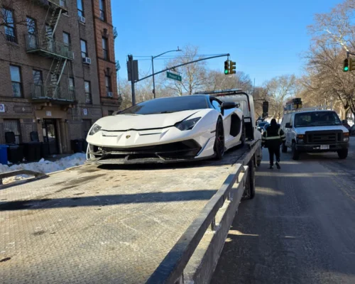 luxury car flatbed