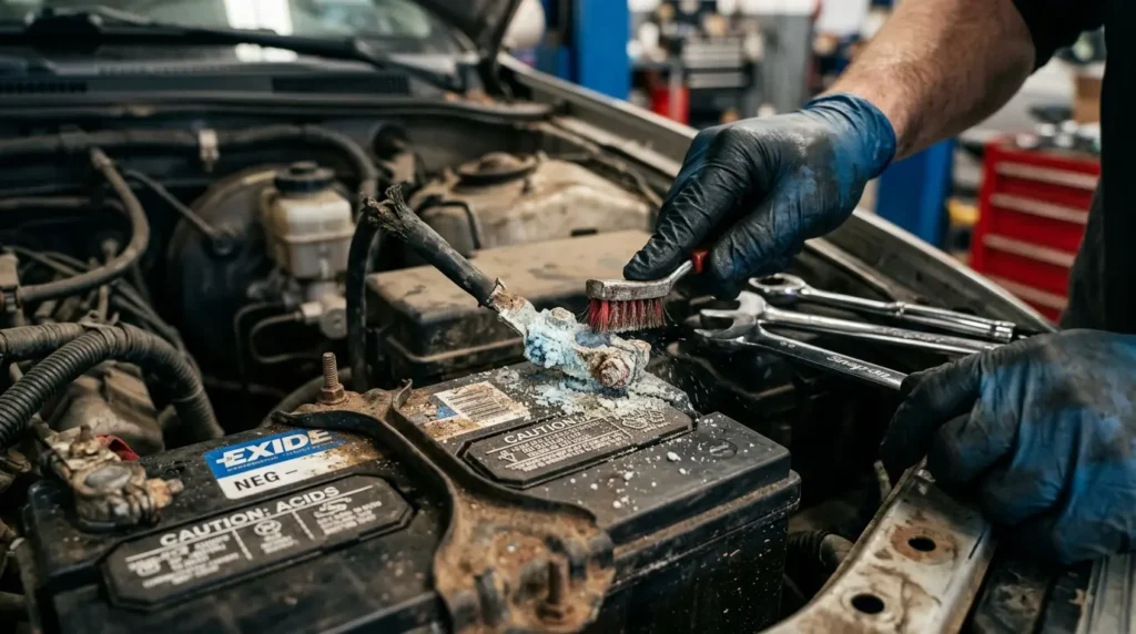 Corroded or Loose Battery Terminals