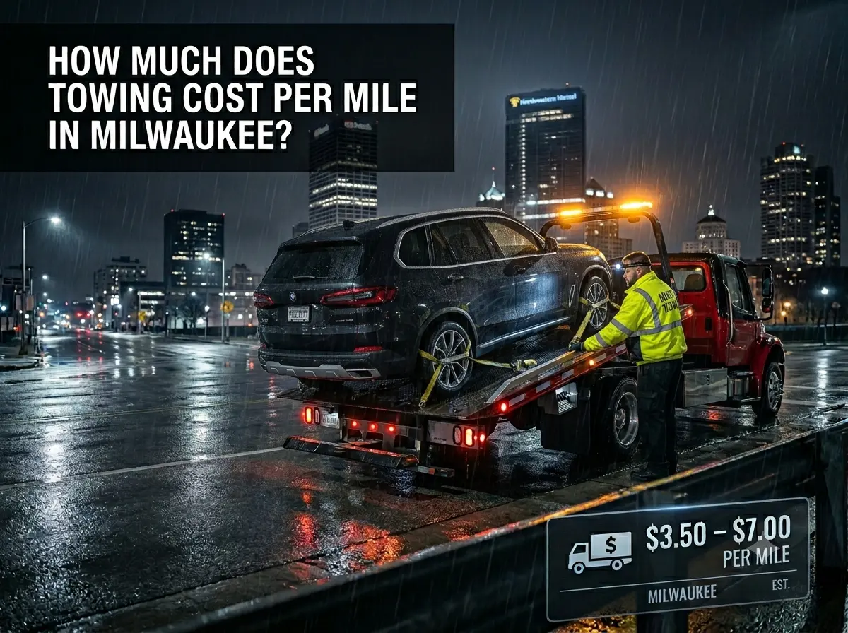 How Much Does Towing Cost Per Mile in Milwaukee