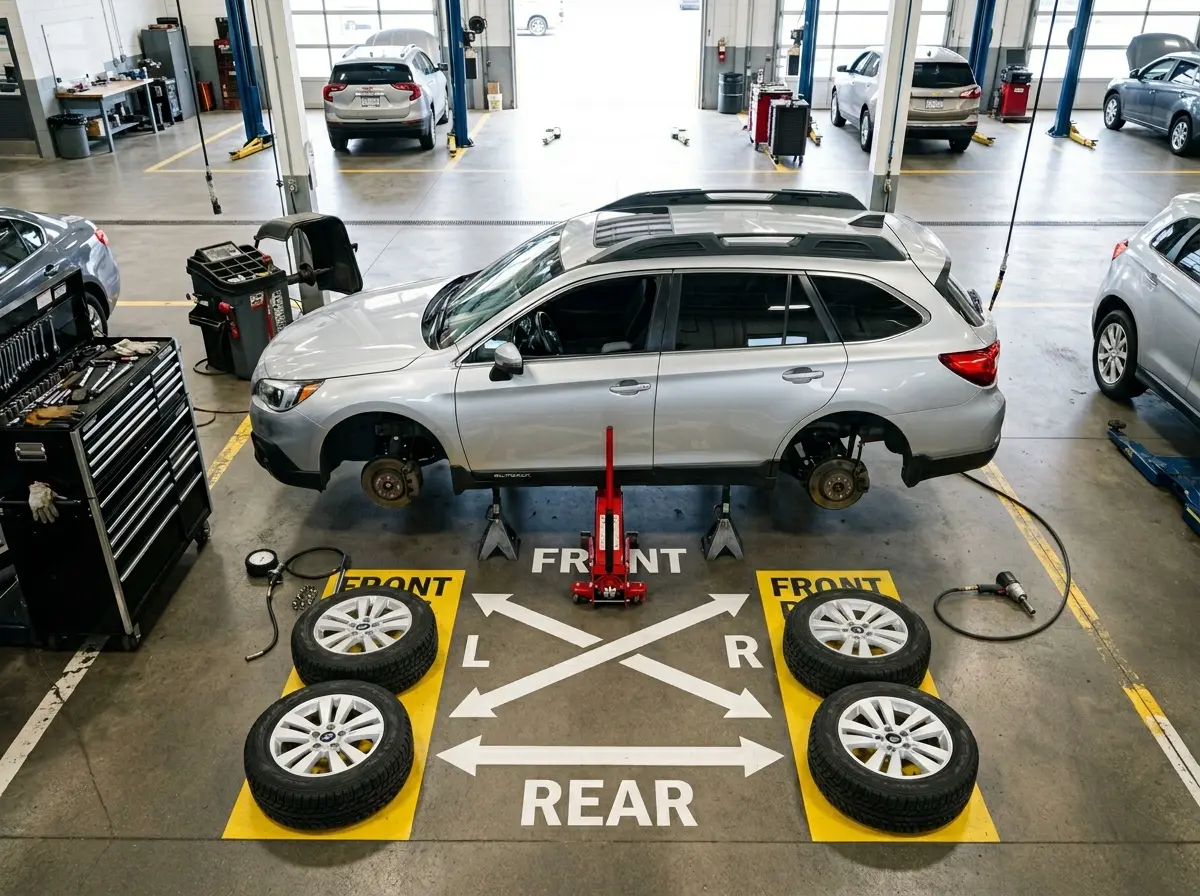 How to Rotate Tires