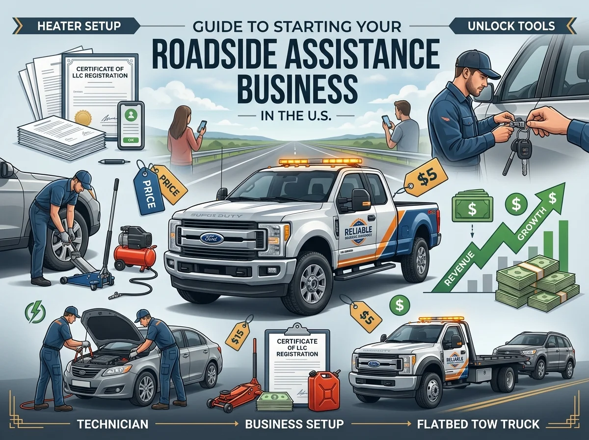 How to Start a Roadside Assistance Business