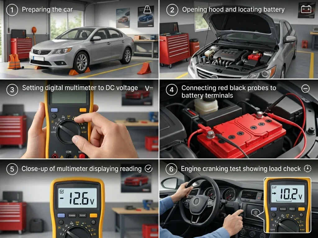 How to Test a Car Battery with a Multimeter