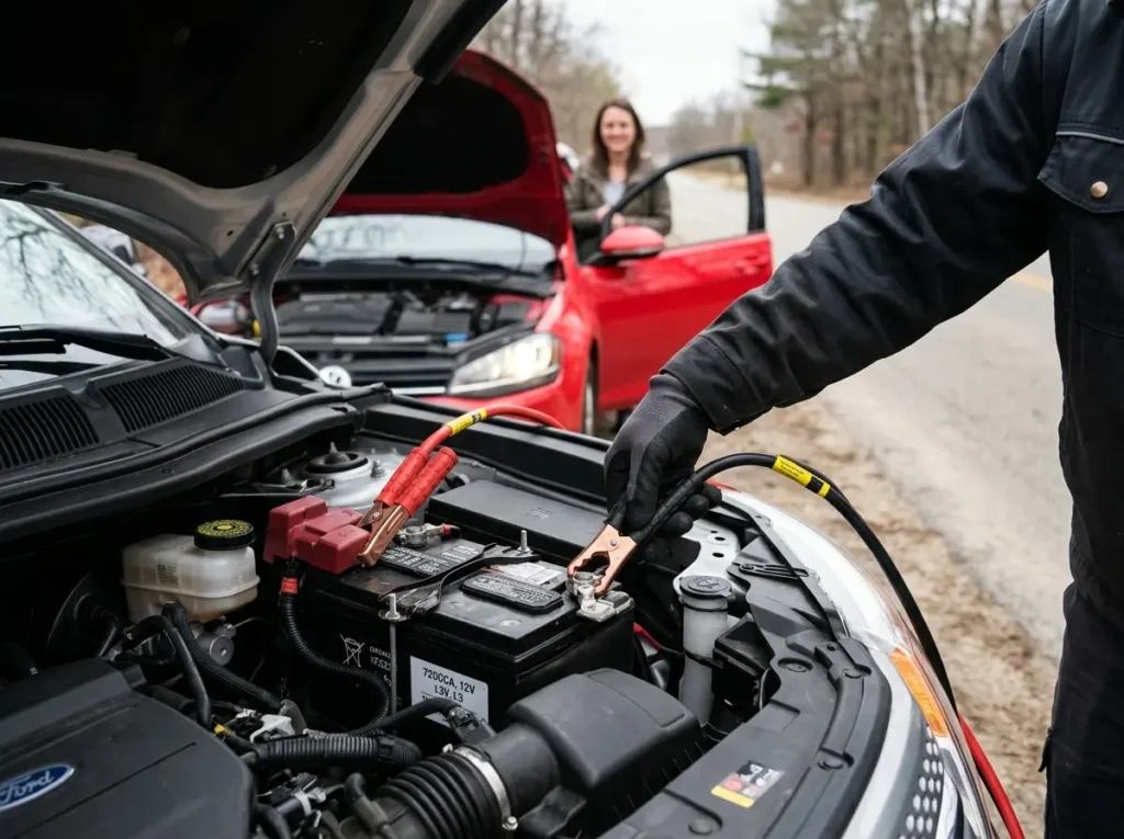 Jump Start From Another Vehicle