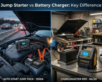 Jump Starter vs Battery Charger