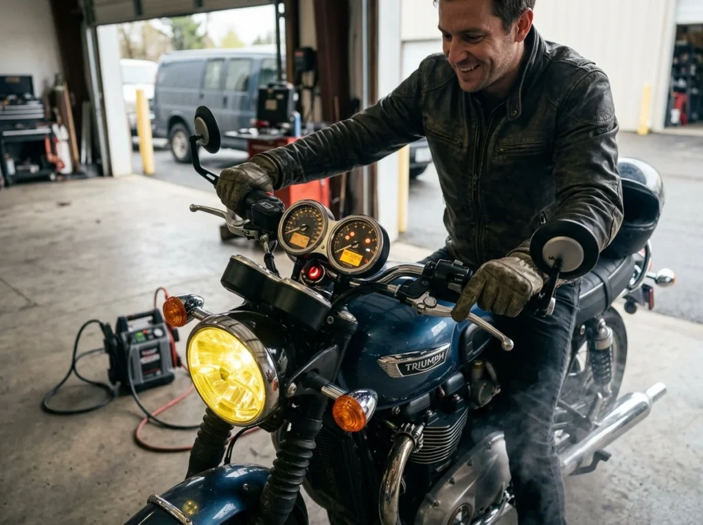 Start the Motorcycle