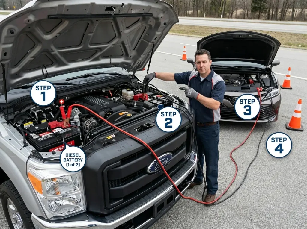 Step-by-Step How to Jump Start a Diesel Truck