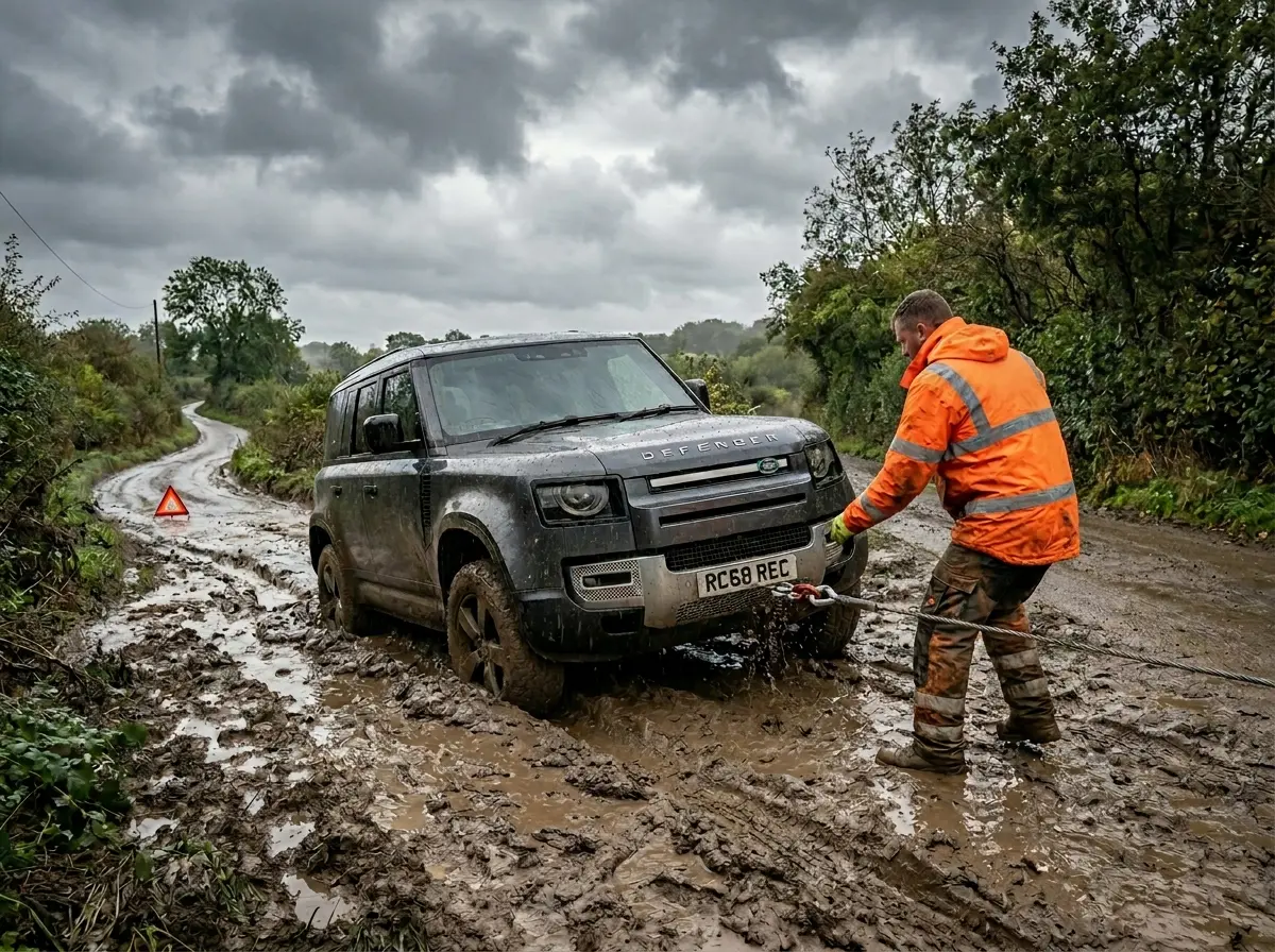 How to Get a Car Out of Mud