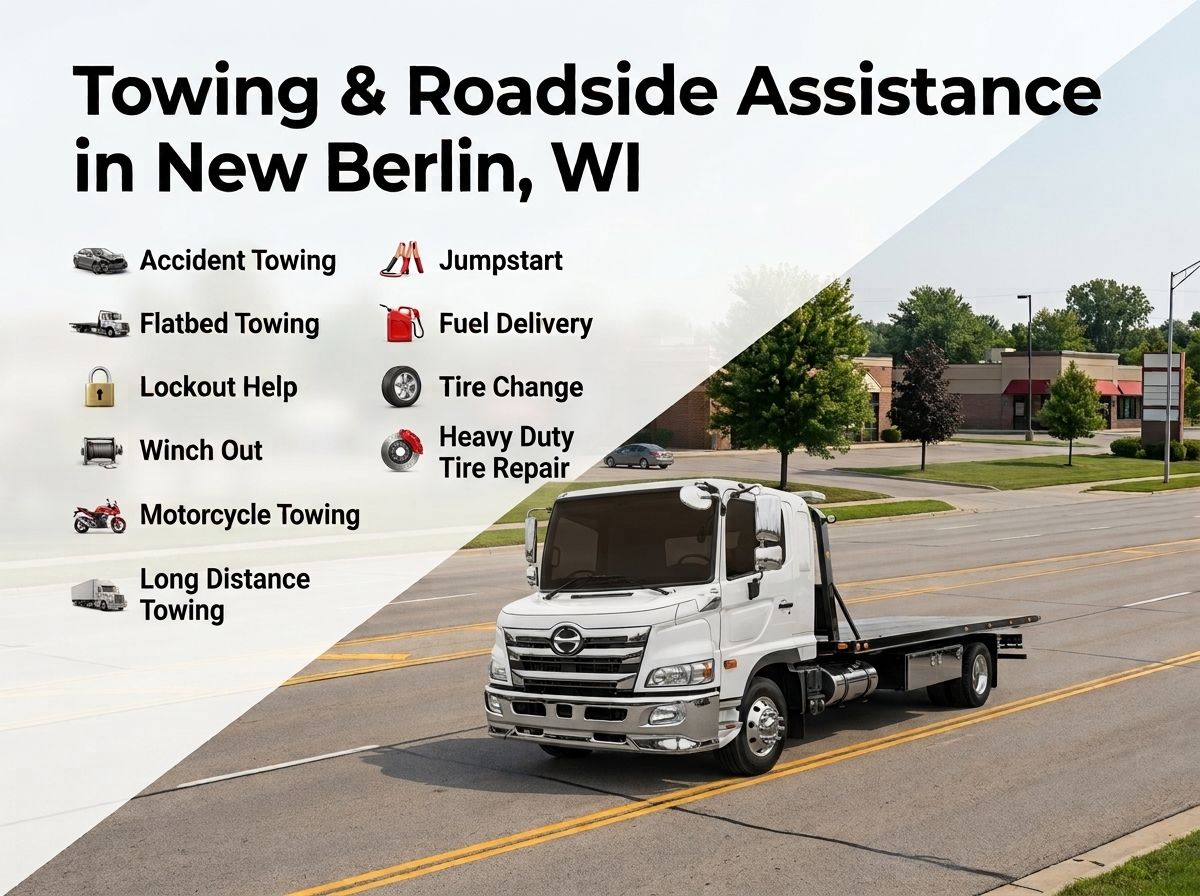 Towing & Roadside Assistance Services in New Berlin