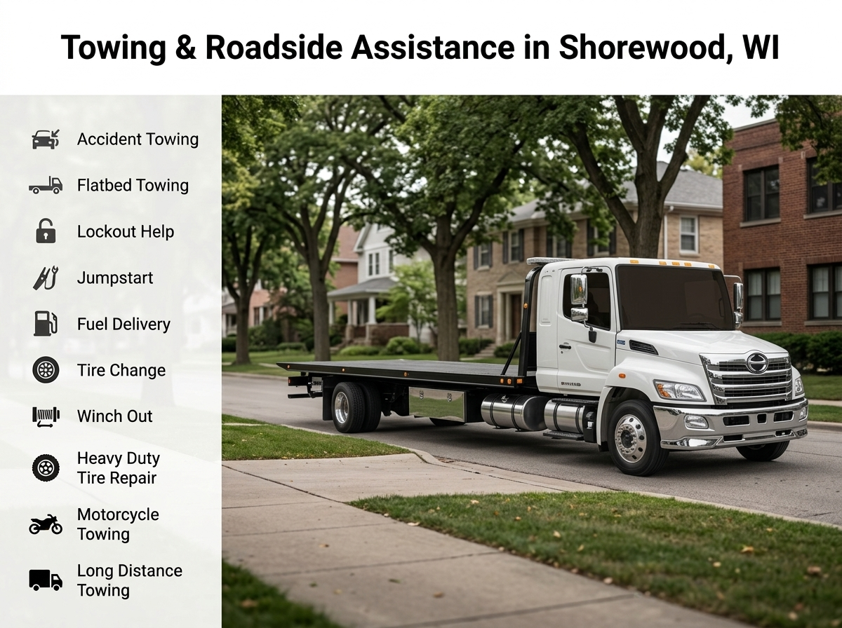 Towing & Roadside Assistance Services in Shorewood