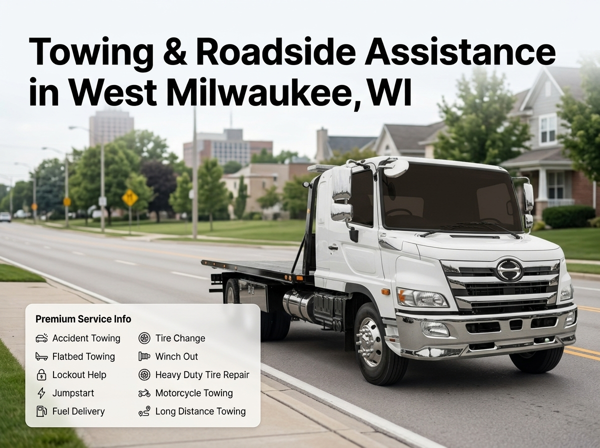 Towing & Roadside Assistance in West Milwaukee