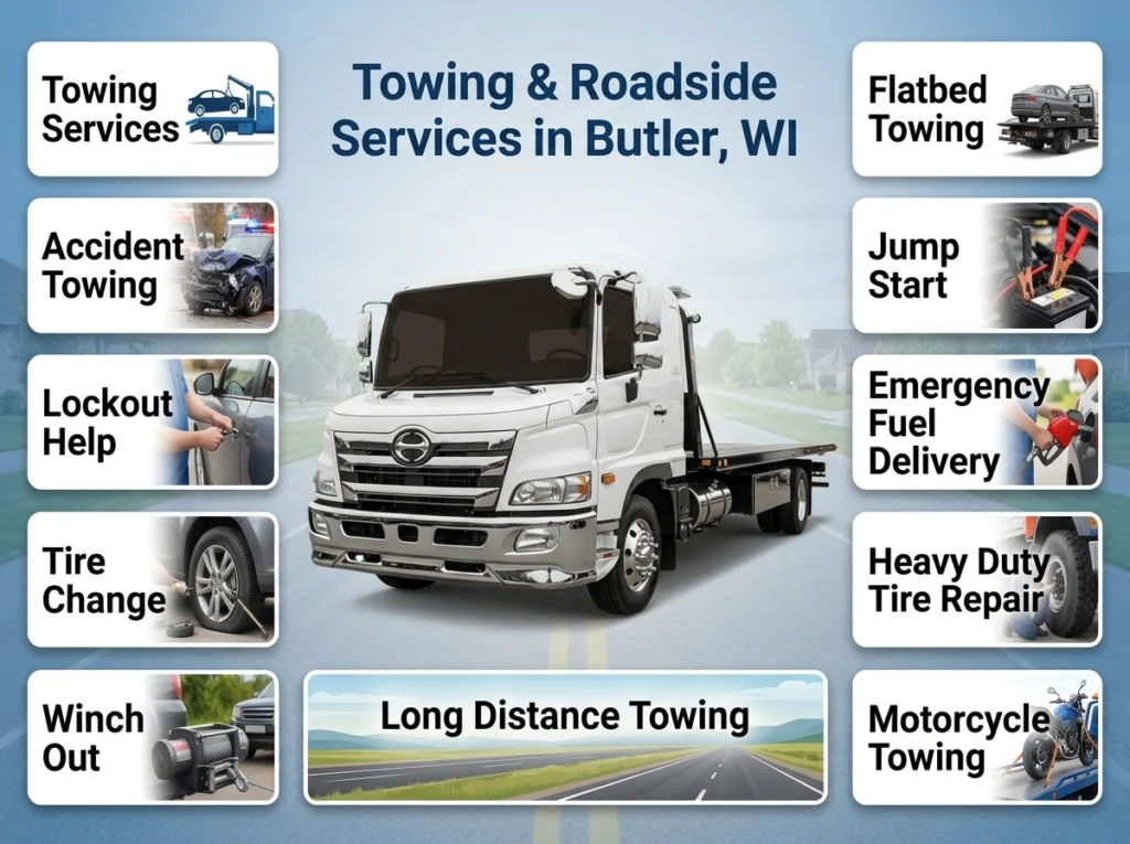 Towing & Roadside Services in Butler