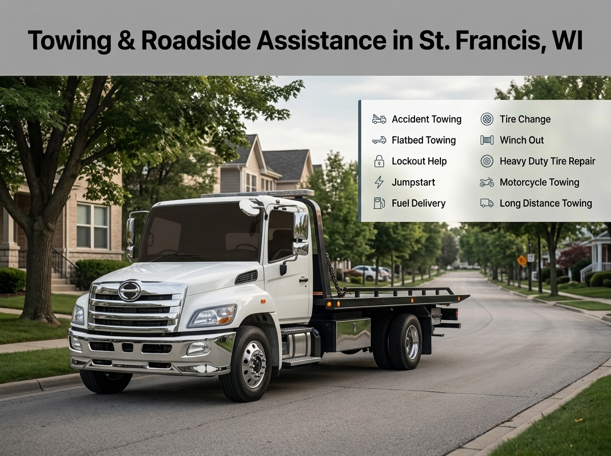 Towing & Roadside Services in St. Francis