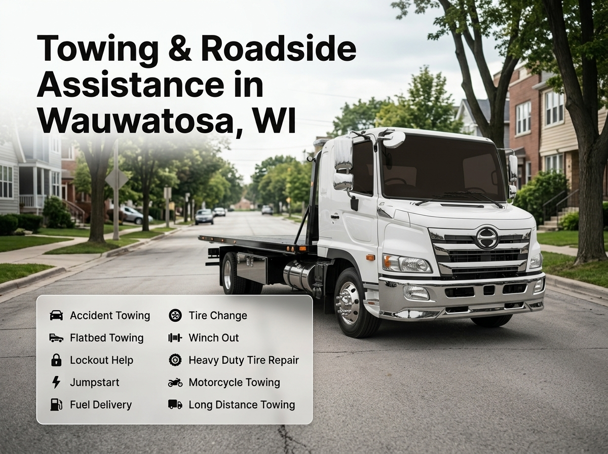 Towing & Roadside Services in Wauwatosa
